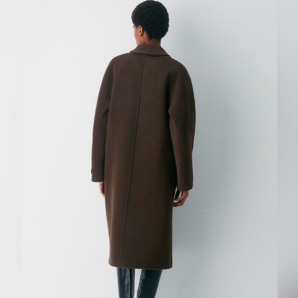 Aritizia slouchy wool coat in camel - Picture 2 of 3